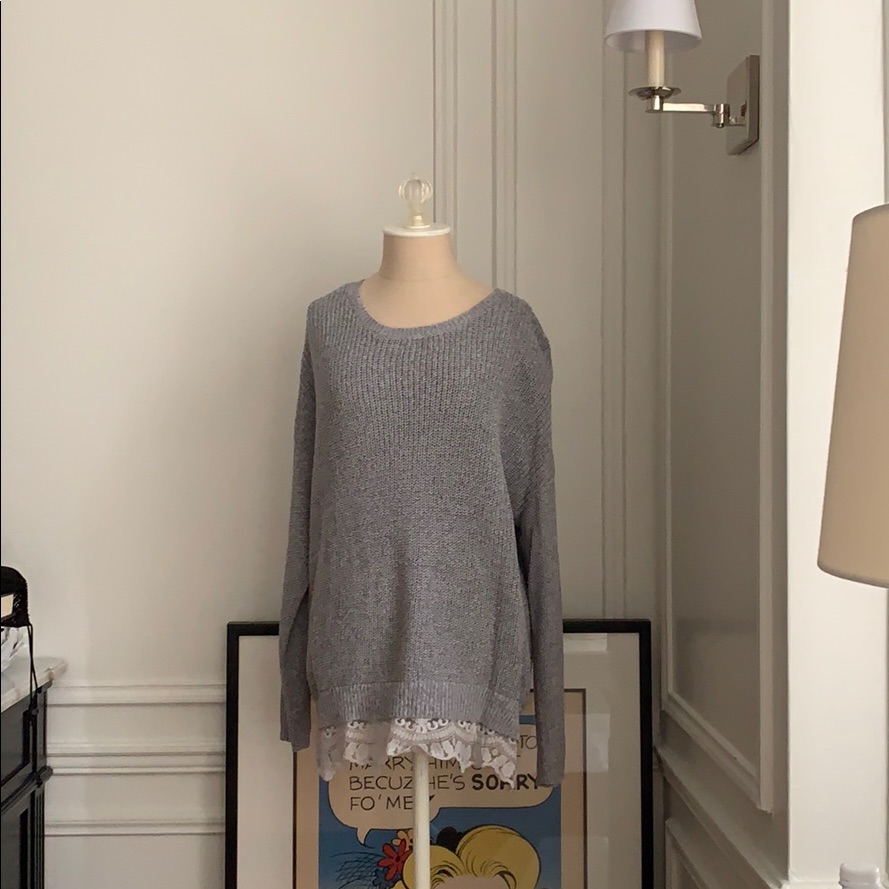 Light Grey Pull Over